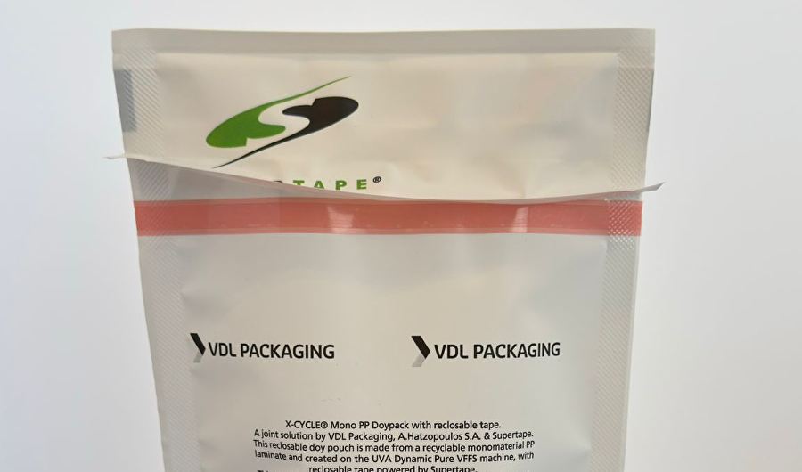 W pełni nadający się do recyklingu, zamykany Doypack dzięki inteligentnej współpracy w łańcuchu dostaw